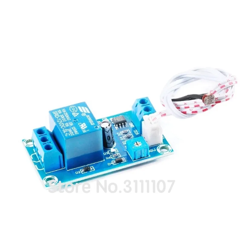 XH-M131 DC 5V 12V 24V Photoresistor Relay Module Detection Sensor brightness Light Control Switch Photorelay Automatic Control