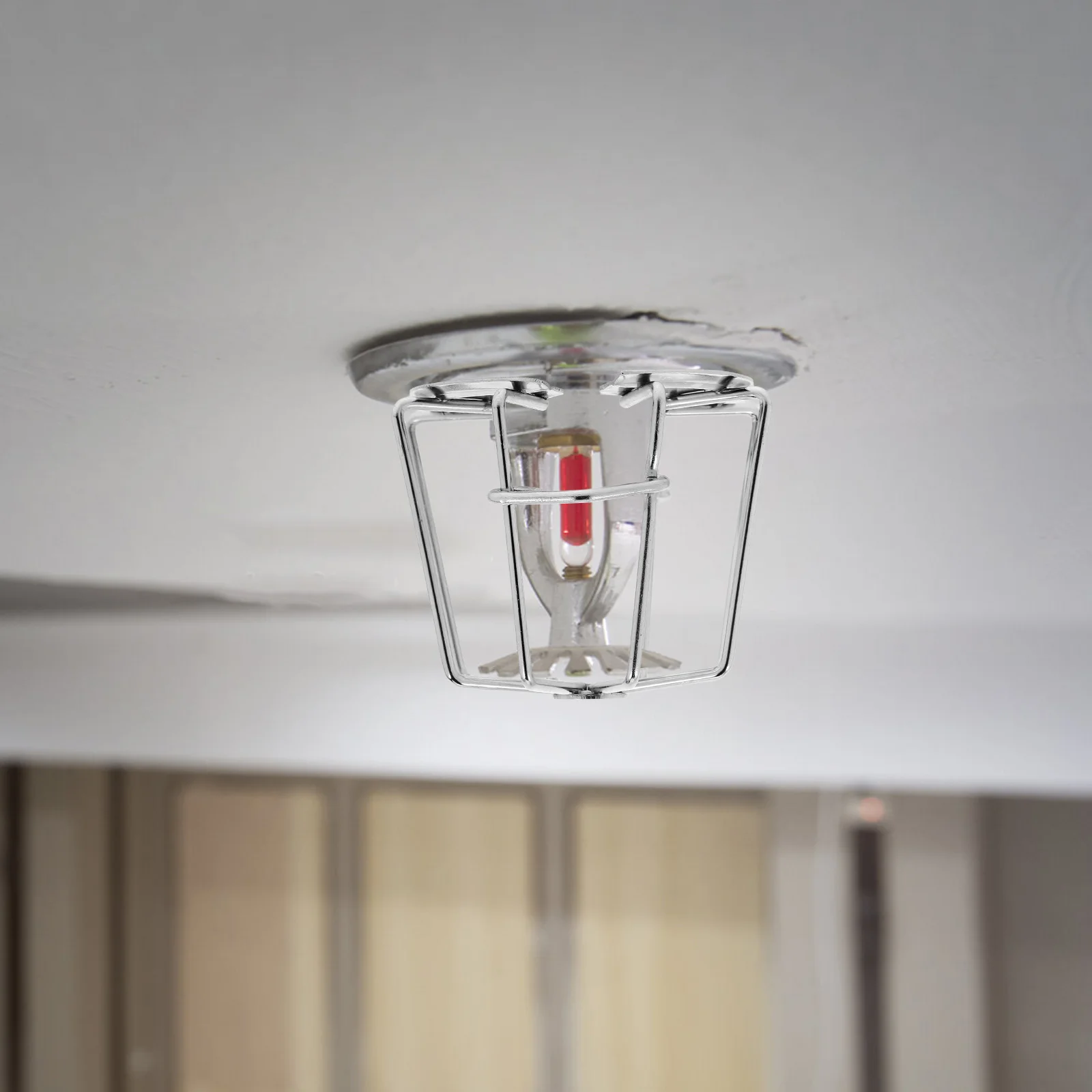 

Head Protective Cover Metal for Ceiling Horizontal Sidewall Covers Guard Fire Sprinkler Covers Well