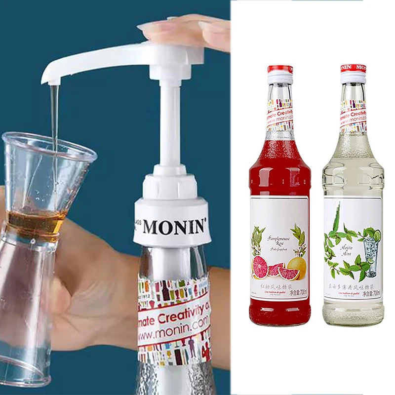 Quantitative Pressure Head Syrup, Fruit Pulp Pump Head, Juice Pressure Nozzle Fruit Syrup Dispenser Pump Squeezing Pump Head