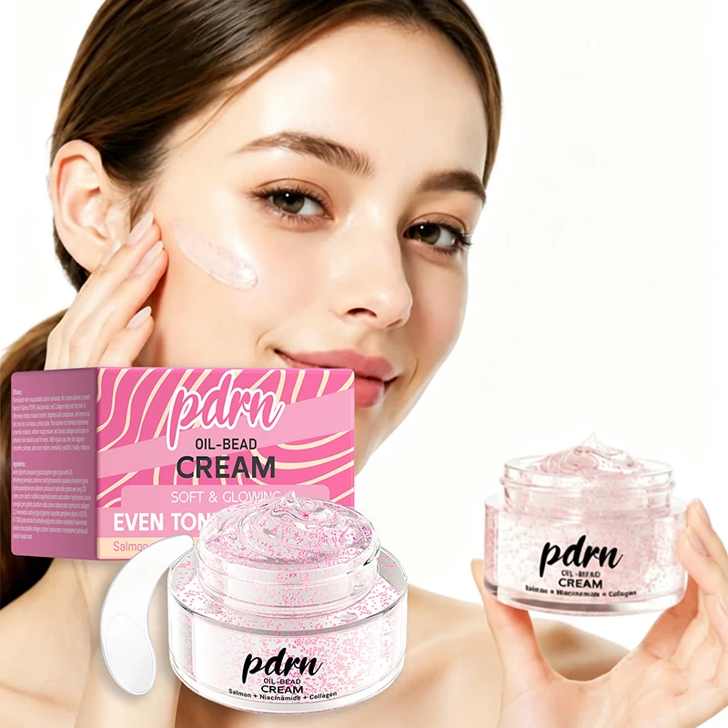PDRN Salmon Oil Bead Moisturizer Cream 50g Intensive Hydrating Nourishing Skin Barrier Strengthening Silky Smooth Face Cream