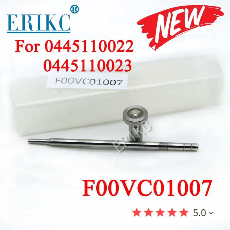 ERIKC F00VC01007 Válvula de repuesto para inyector F00V C01 007 Válvula de control F 00V C01 007 para 0986435008 0445110022 0445110023