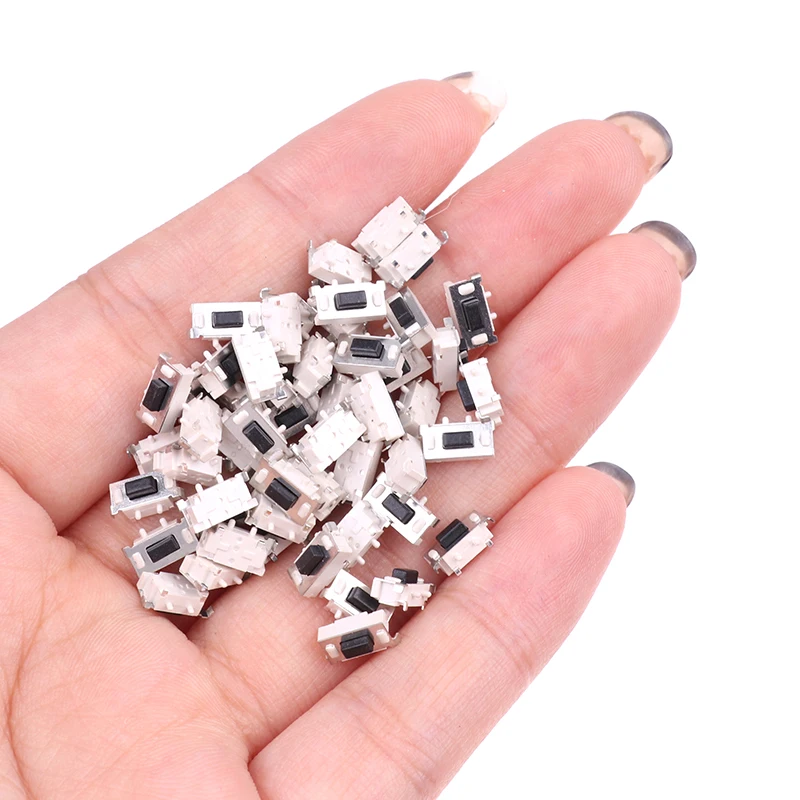 G71Y 50 Pcs/lot 3X6X3.5MM 2PIN Tactile Tact Push Button Micro G71 Momentary Switch