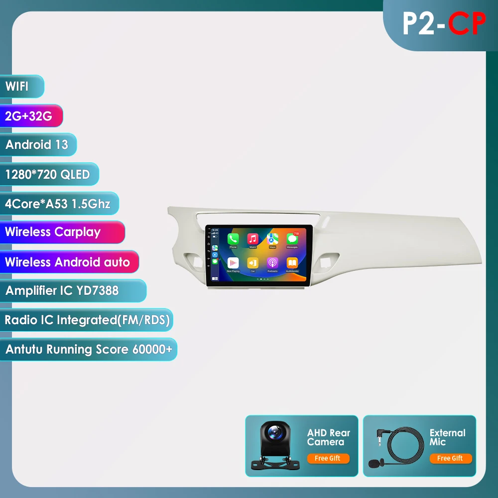 Android autoradio voor Citroen C3 DS3 2010-2016, autoradio met DSP, GPS, Carplay, intelligente multimedia en video via Snapdragon 6115