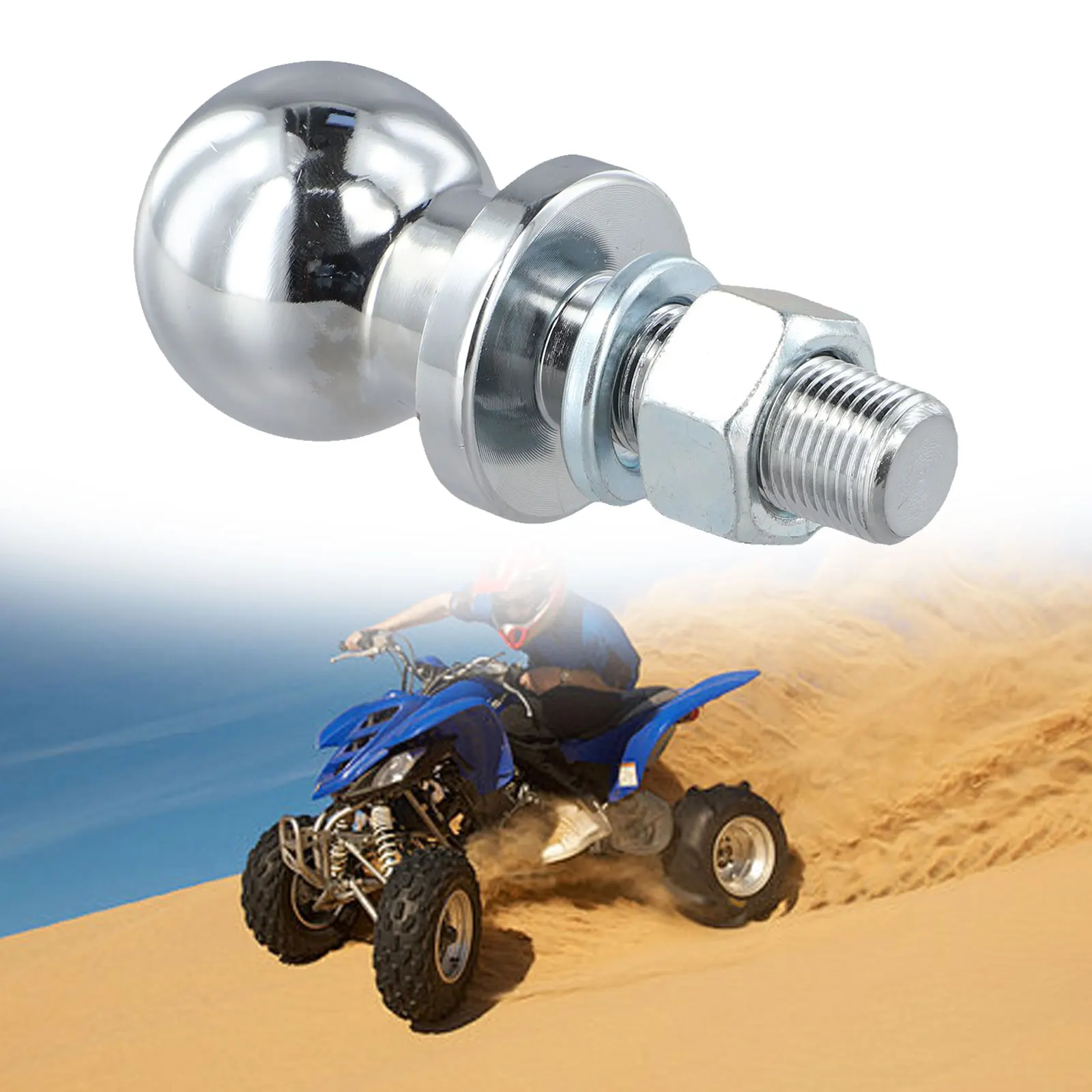 

Мяч для прицепа для сада, квадроцикла, компактное хранилище, мяч для прицепа, 2000 фунтов, емкость для буксировки, компактный размер хранения, простая установка, дизайн