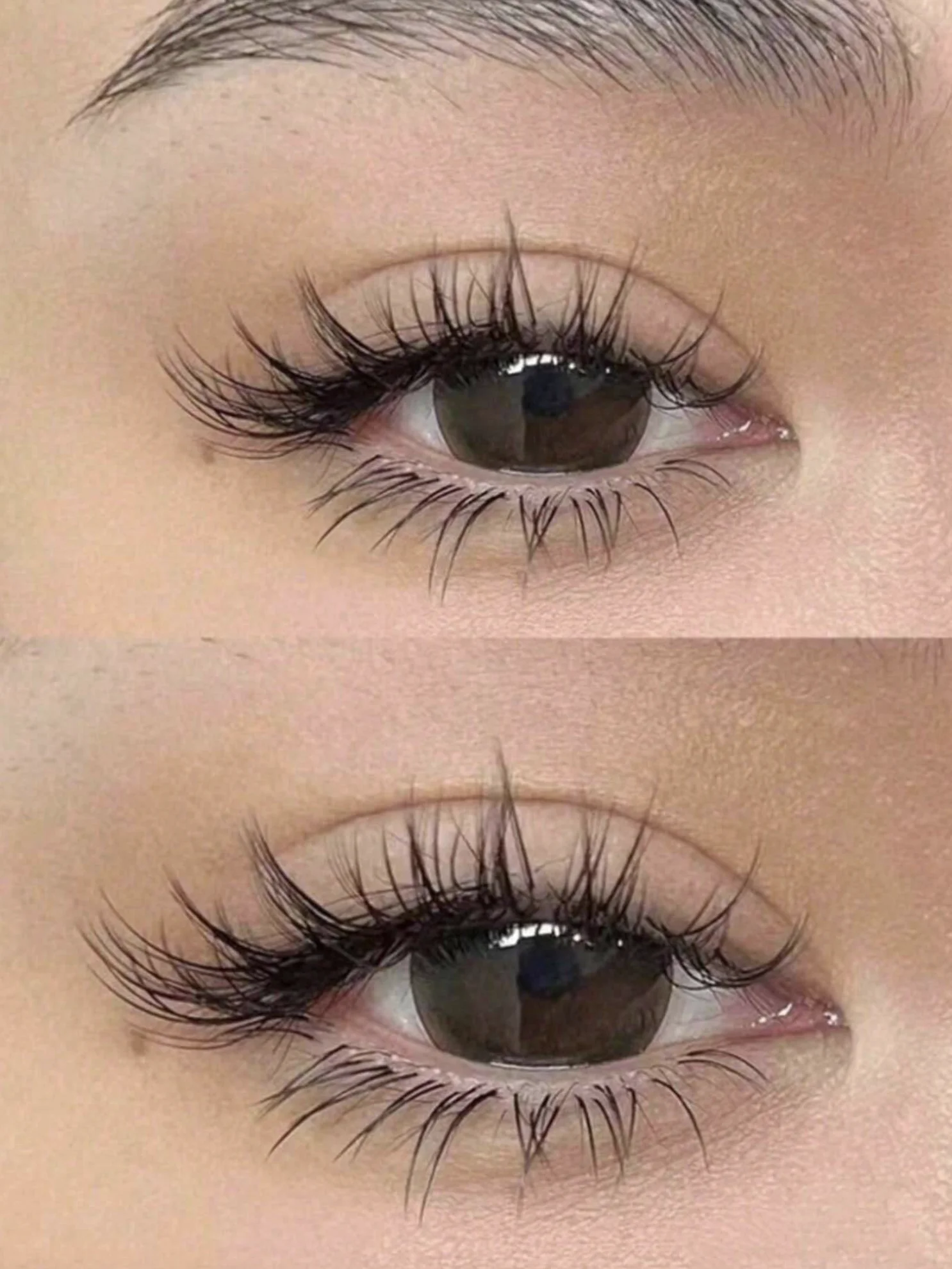 GROINNEYA Cat Eye Lashes Faux Mink Eyelashes  Fake Lashes Natural Look Wispy Winged End Eye Elongated Eyelashes