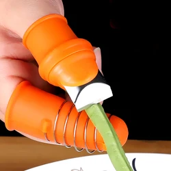 1pc Silicone Thumb Knife Garden Nails Cutter Picking Harvesting Fruits Separator