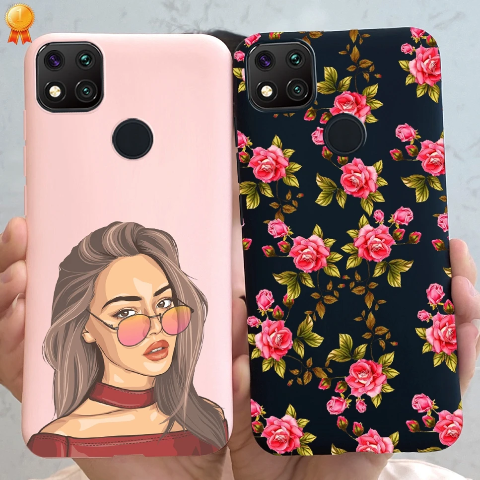 For Redmi 9C Case Redmi9 C Cover Animal Cartoons Painted Soft Silicone Phone Case For Xiaomi Redmi 9C Redmi9C 9 C Case Fundas