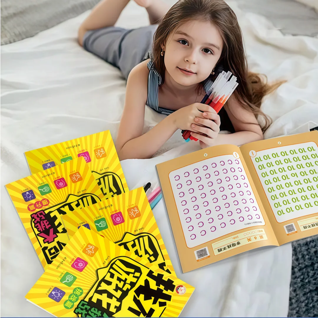 Find Differences Card Game Reusable Cartoon Educational Puzzle for Kids Three Difficulty Levels for Focus and Attention Training