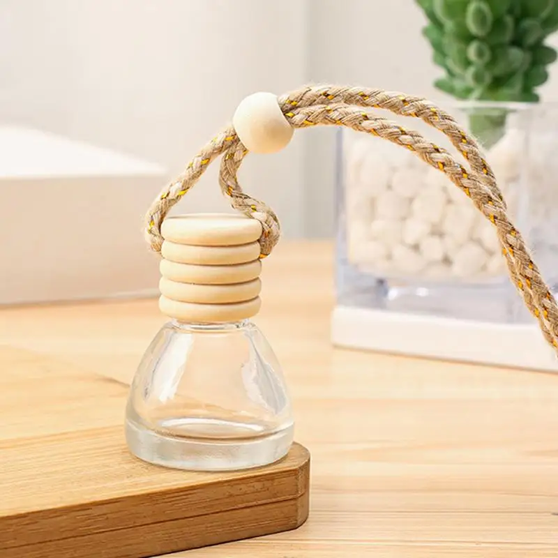 Car Diffuser Bottles Empty Refillable Air Freshener Bottle For Rear View Auto Interior 8ml Liquid Fragrance Container For Sedan