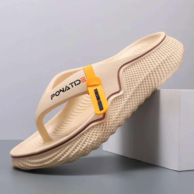 

Men Cloud Cushion Slides Lightweight Non Slip Wear Resistant Breathable Indoor Home Beach Shower Leisure Daily Walking Shoes