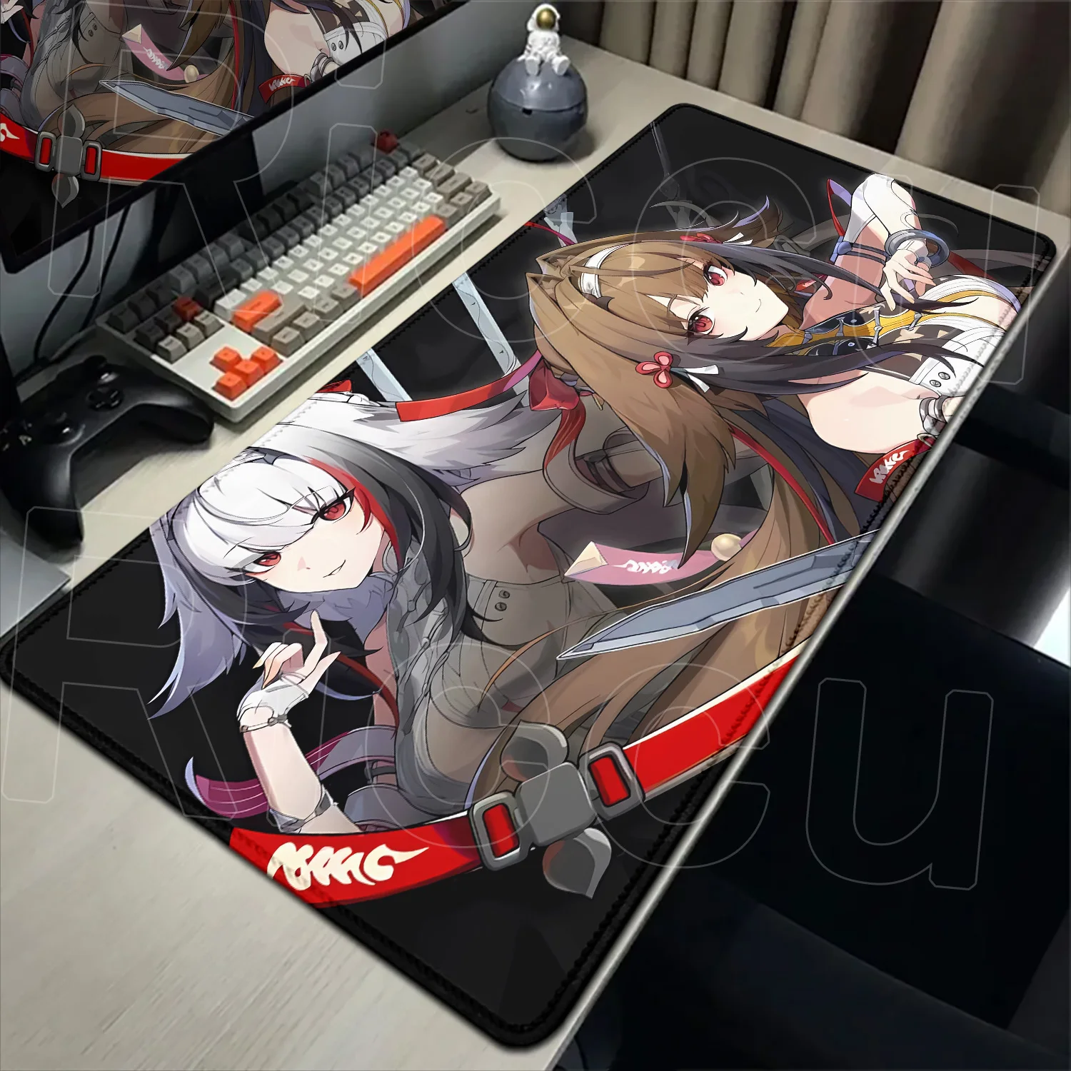 Official Riccu HD Ye Shunguang Mousepad Anime Girl Zenless Zone Zero ZZZ Desk Mat Non-slip Mouse Pad XXL Keyboard Office Playmat