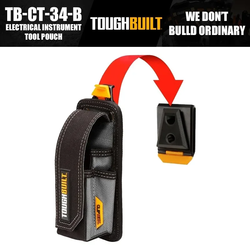 ToughBuilt TB-CT-34-B Electrical Instrument Tool Pouch Tools Packaging Bag Construction Renovation Tools