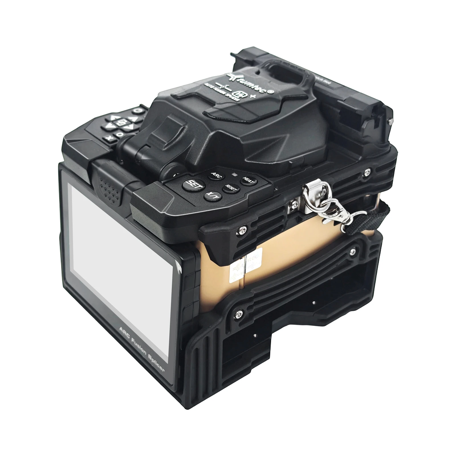 Tumtec V9+ Core-to-Core Alignment FTTH Fiber Optic Fusion Splicer Machine High-Efficiency Equipment  for Long Distance