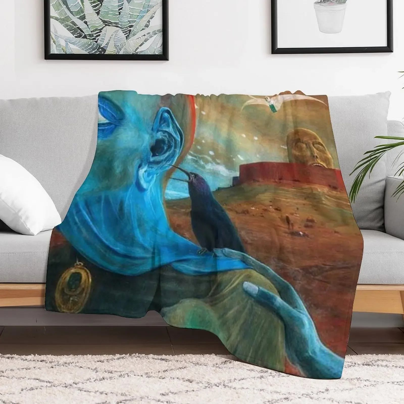 Zdzislaw Beksinski Throw Blanket Stuffeds Cute Blankets