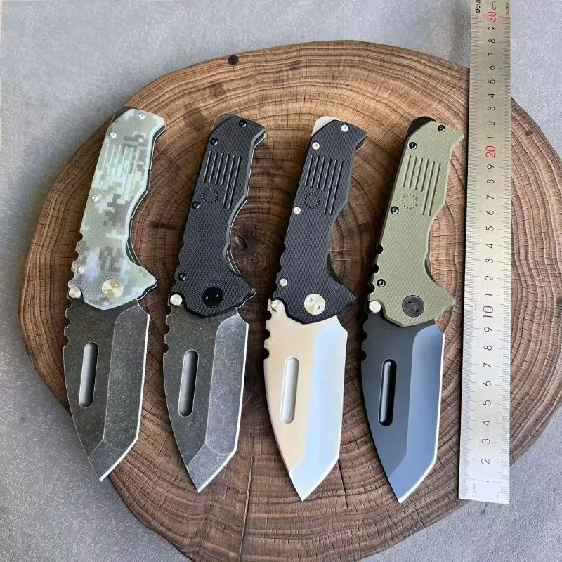 

Portable Fold Camping Outdoor Pocket Knife D2 Blade G10 Handle Hunting Survival Fruit Utility Knives EDC Multi Tools