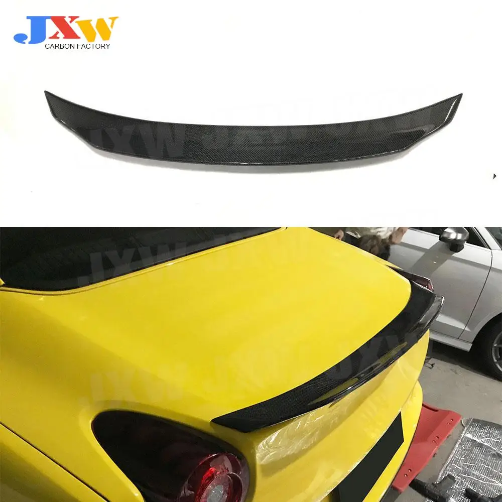 

Rear Middle Trunk Spoiler Boot Lip Wing Spoiler For Ferrari California 2015 Carbon Fiber Car Styling FRP