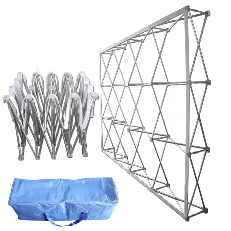 Aluminum Alloy Stand Outdoor Stage Background Display Shelf Portable Wedding Flower Wall Rack Advertising Exhibition Frame