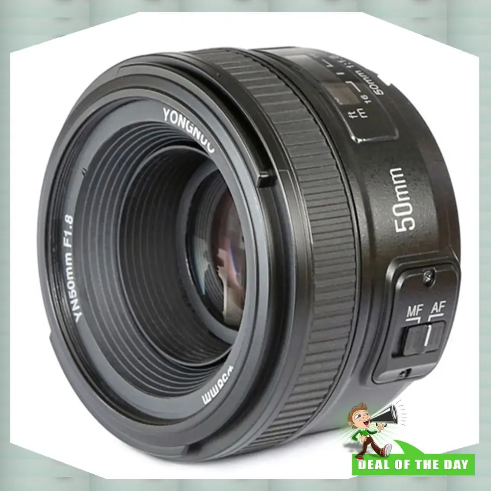 24-Hour Delivery YONGNUO For Nikon F Mount F1.8N Yn50mm F1.8 Lens For D810, D800, D750,D7100, D7200,D7000 D3100 DSLR Cameras