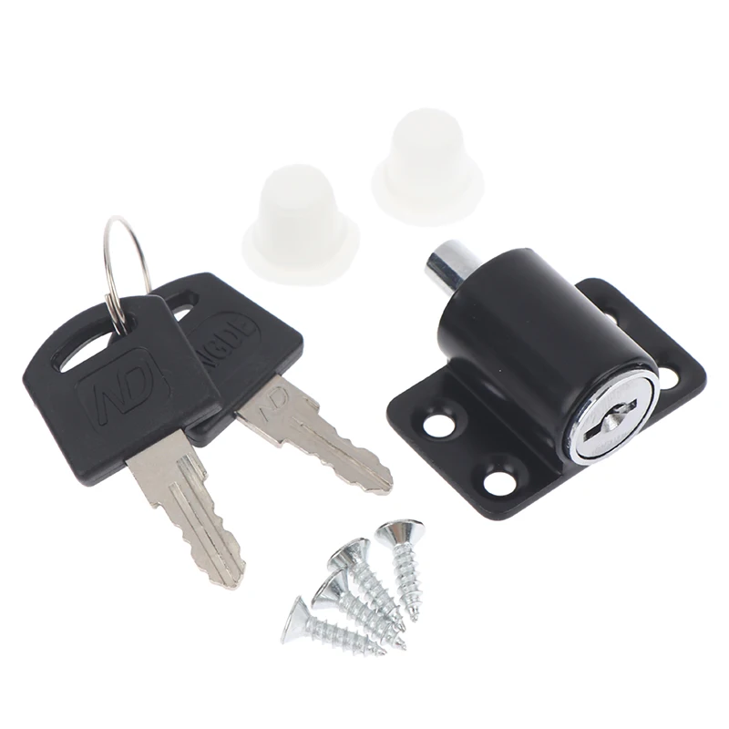 Alloy 2 Keys Sliding Door Window Locks Baby Child Safety Protection Door Security Lock Catches Push-pull Window Limiter