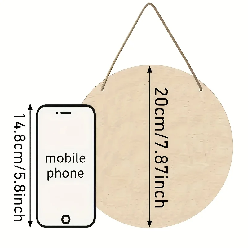 Sinal de arte de parede de madeira 2D plano, vintage "Stay Weird" - 7,87x7,87 polegadas Rústico angustiado rosa e decoração retrô com design de seta, Perf