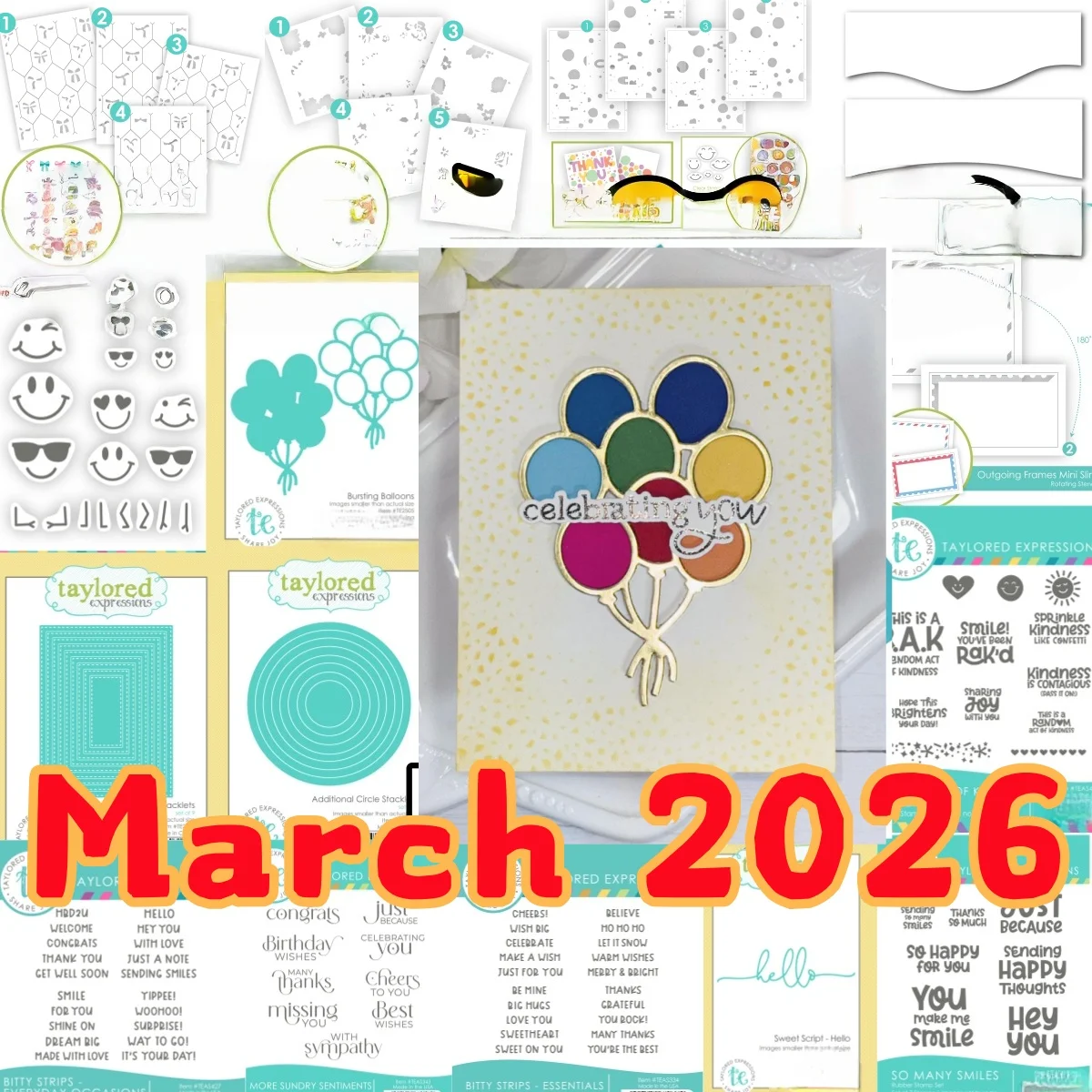 

New Smiley Squad Stitched A2 Layer Stacklets Metal Cutting Dies Clear Stamp Garden Stencil For DIY Decorating Scrapbook 2026