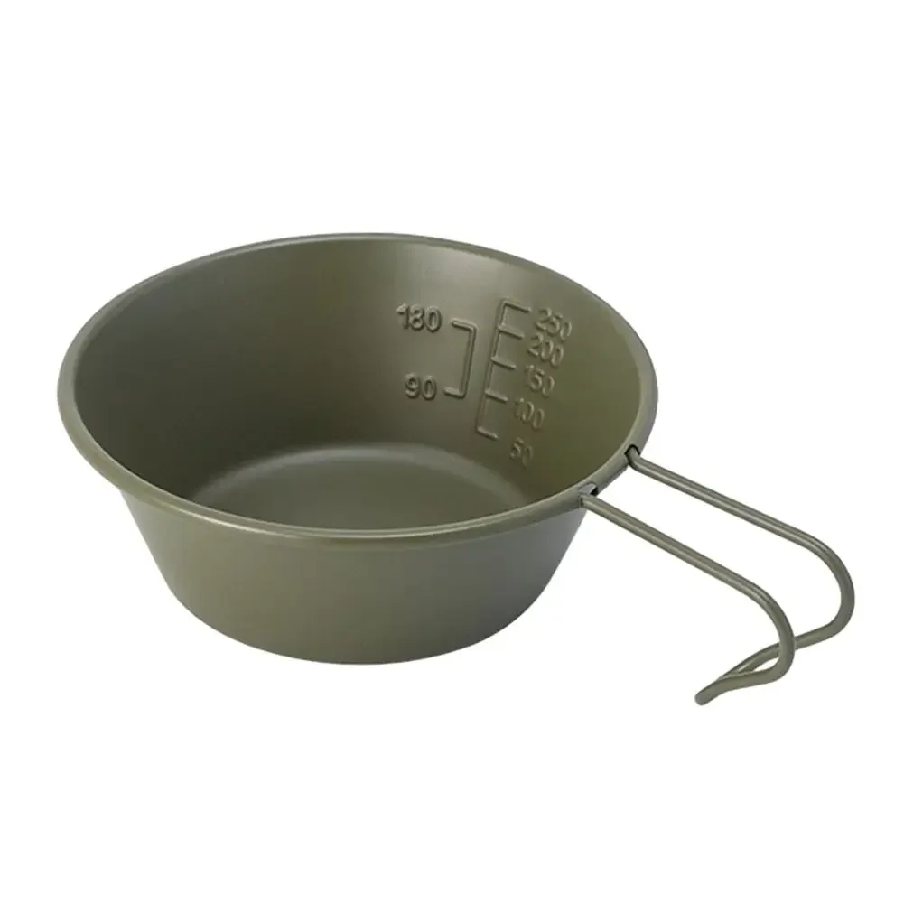 310ml Camping Sierra Cup Stainless Steel Camping Bowl Portable Tableware For Outdoor Hiking Picnic Lightweight Lack Syrah Bowl