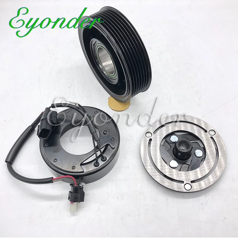 A/C AC Air Conditoning Compressor Electromagnetic Magnetic Clutch Pulley Coil 6CVC140E for Honda Civic 1.0T 1.0 PV7 7PK