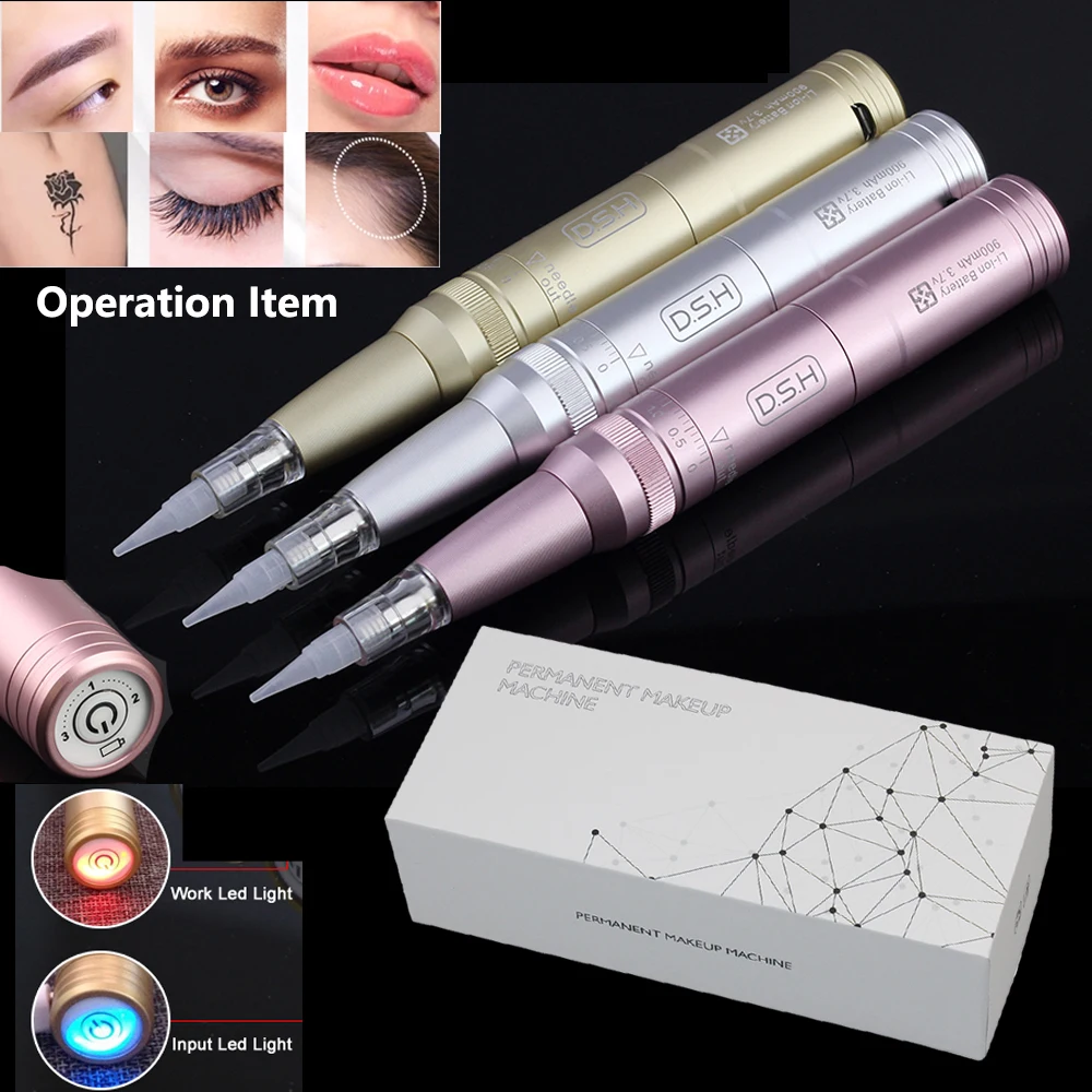 Professional Wireless Microblading Pen Permanent Makeup Machine Tattoo Pen Beauty Eyebrow Lip Eyeliner Tattoo Equipment