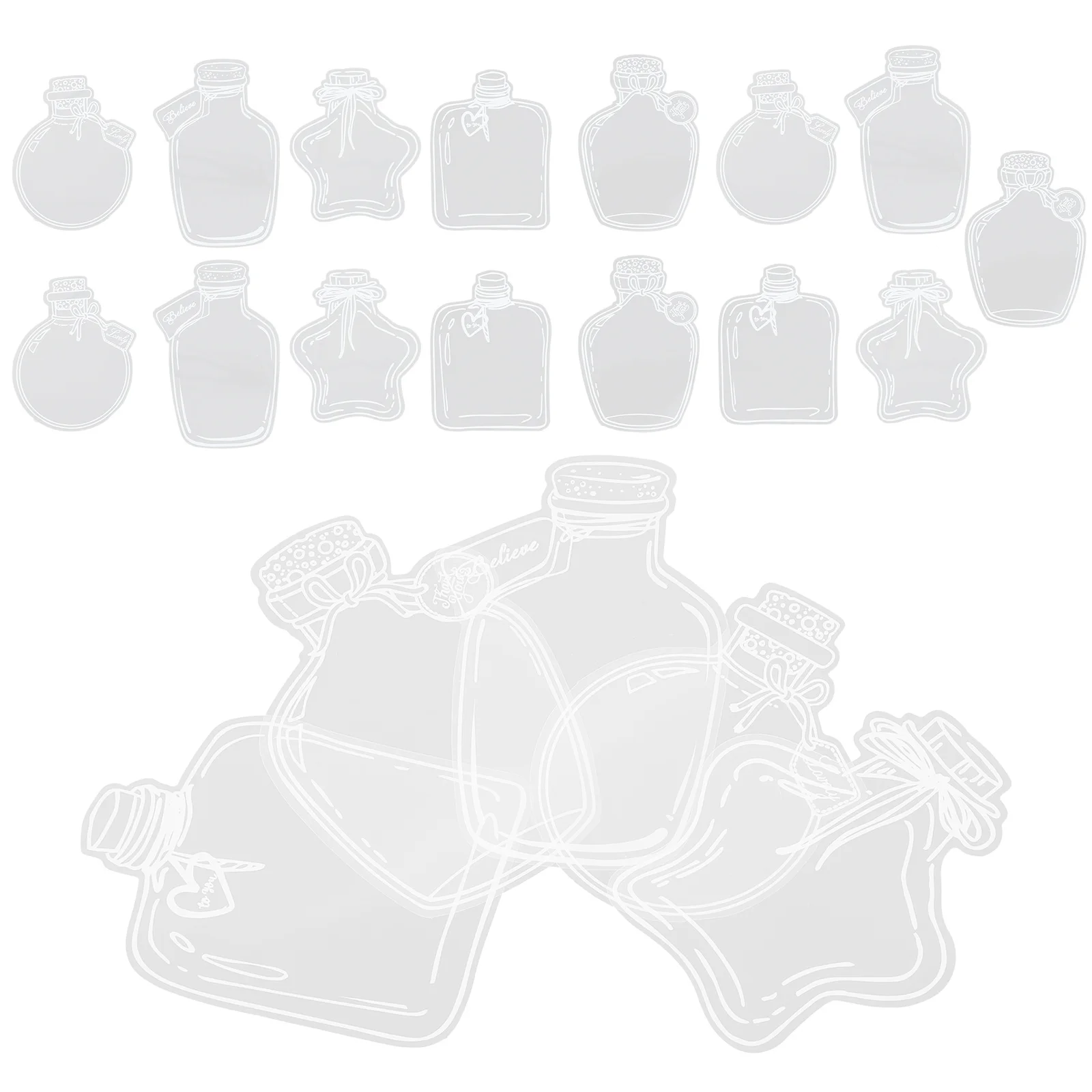 

20Pcs Dried Flower Bookmark Material Pack DIY Pressed Flower Frame Kit Handmade Creative Reading Accessory for Girls