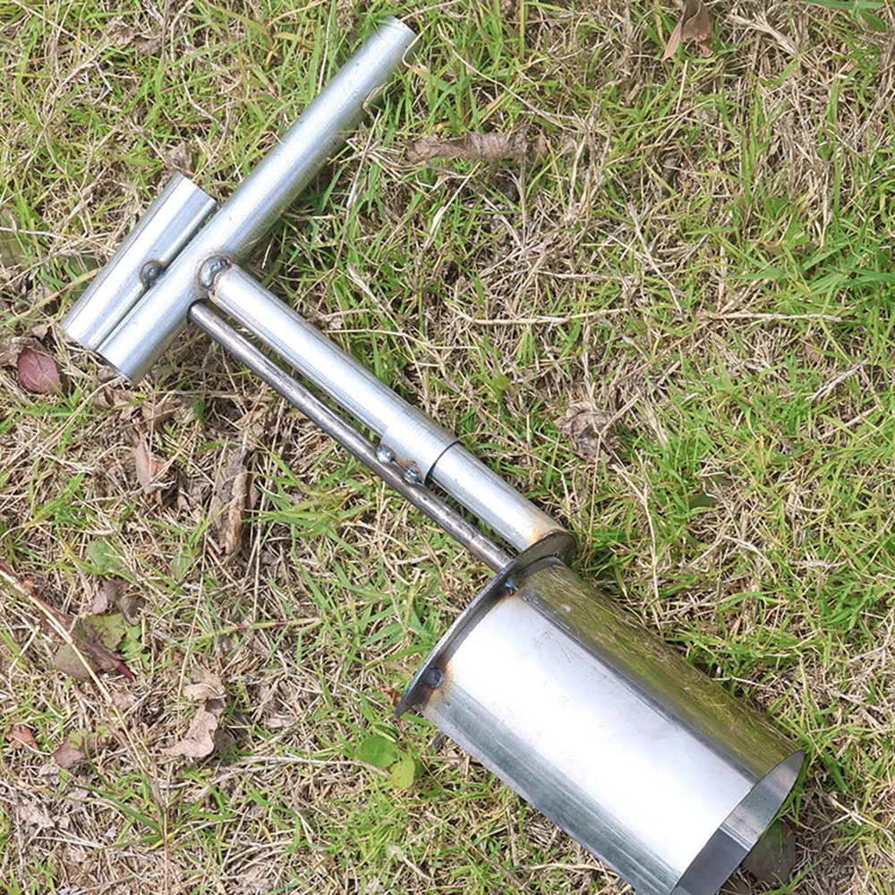 

Factory Hot Sale Plant and Fruit Tree Seedling Transplanter Stainless Steel Digging Seedlings Artifact Agricultural Puncher