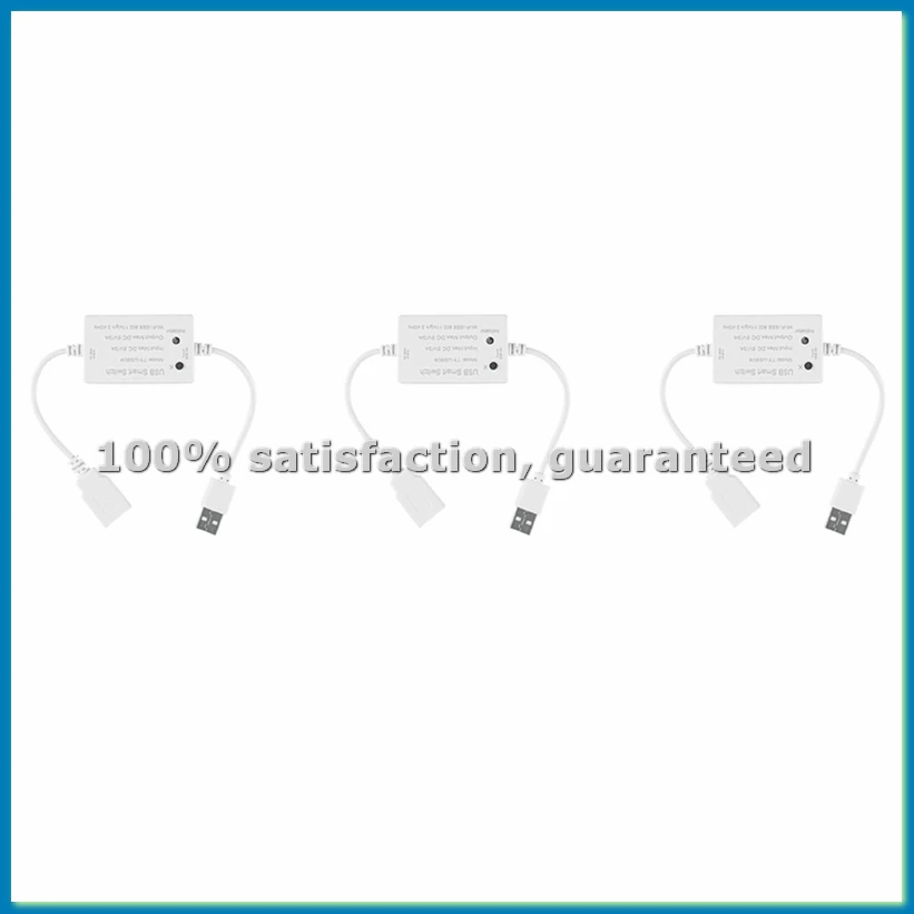 

3X Умный Wi-Fi контроллер Tuya USB (умный выключатель, таймер) для USB-устройств, универсальный, для дома - ABHG