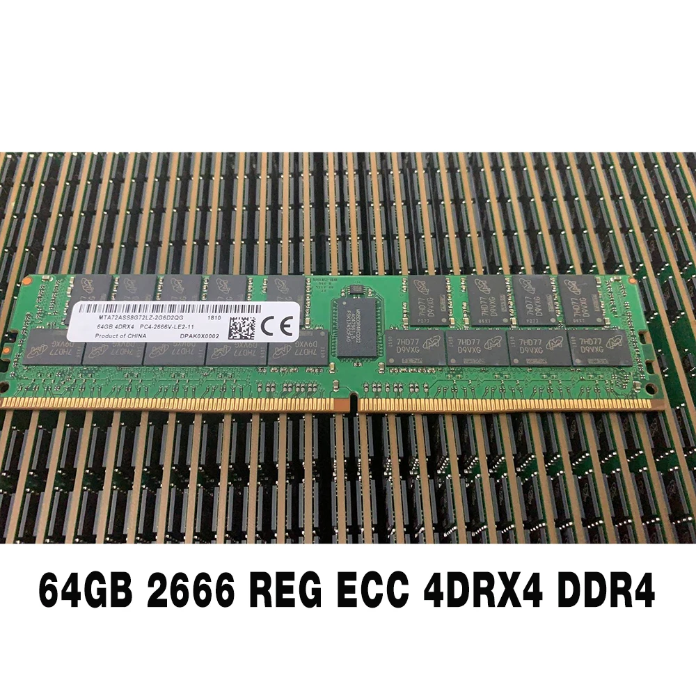 

1 шт. для памяти MT 64G LRDIMM RAM, высокое качество, быстрая доставка, 64 ГБ, 2666 REG ECC 4DRX4 DDR4