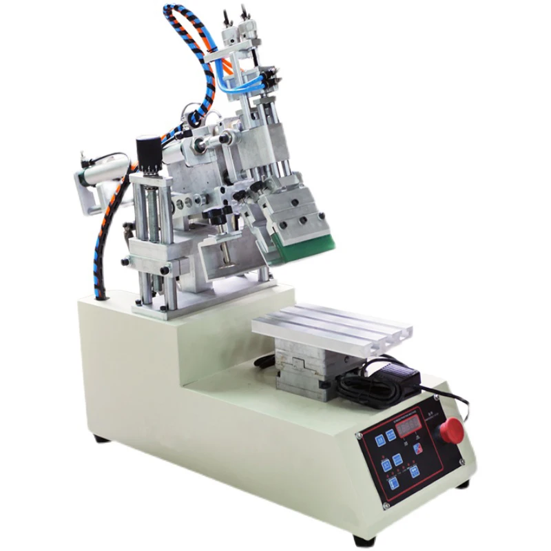 High Precision Screen Printing Machine Semi-automatic Mini Desktop Screen Printing Machine Table Plane Rocker Pneumatic view 3