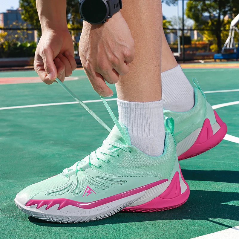 New High Quality Men's Basketball Shoes Youth Comfortable Non-slip Sports  Breathable Anti-slip Trend Men Sneakers Walking Shoe