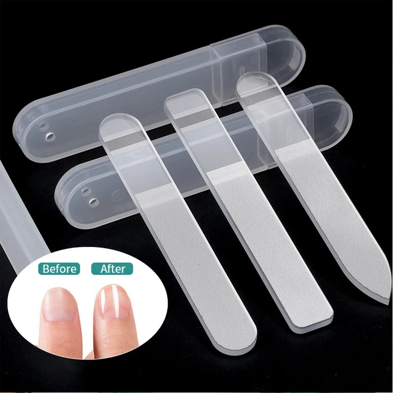 

Xiaomi Nail File Women Buffing Transparent Sanding Polishing Durable Nano Glass File Manicure Professional Nail Art Tools