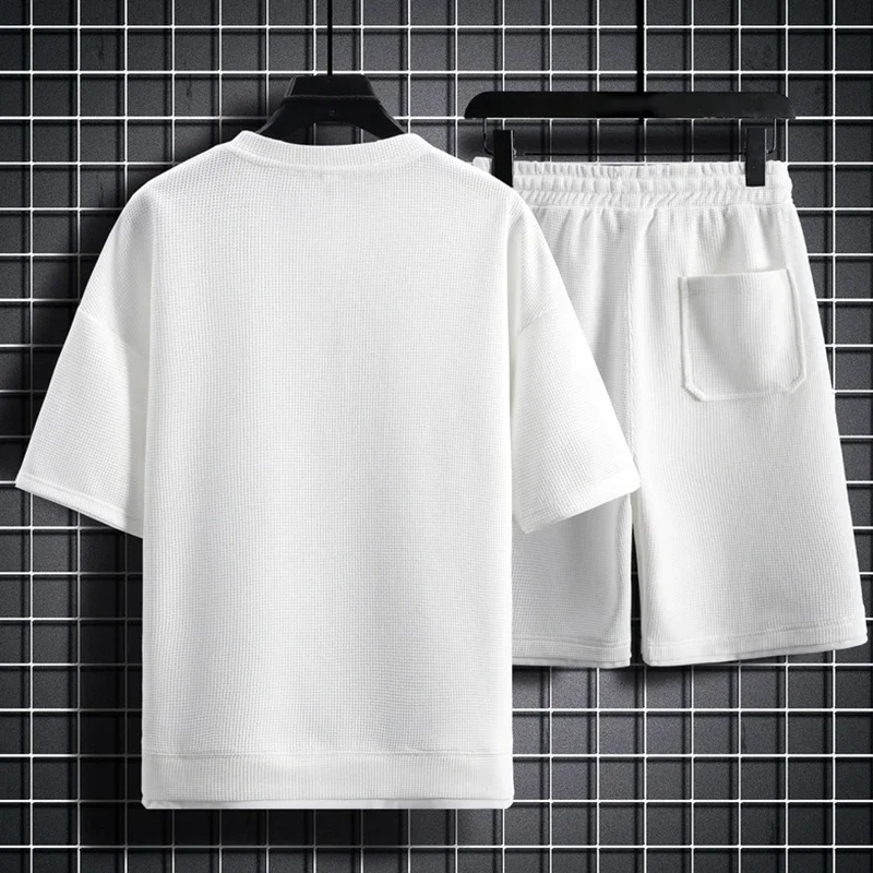 Customized Printed T-shirts Short Pants 2-Piece Suit Men Summer Fashion Short Sleeve Tracksuit Set Shorts Streetwear Tee Tops - Image 6