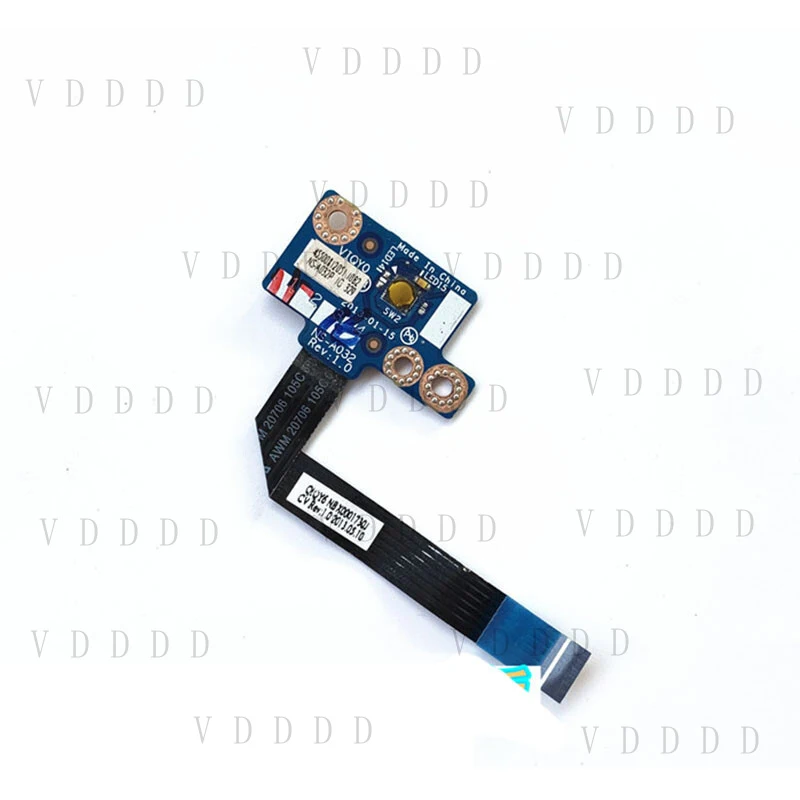 

LL NS-A032 NBX0001730J FOR Lenovo Y500 Y510P Power Switch Button Board W/ Cable