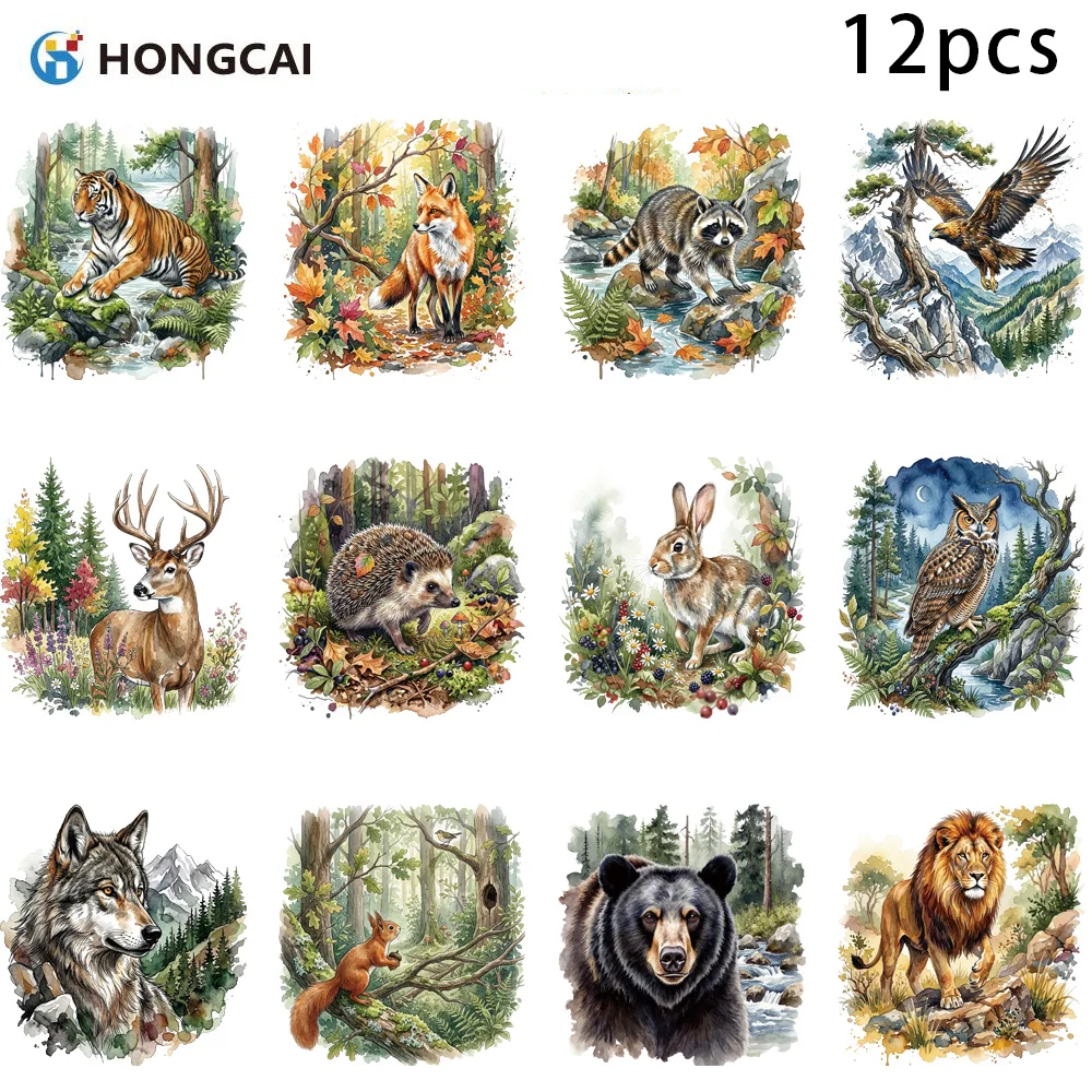 12-pecas-de-transferencias-dtf-de-animais-selvagens-da-floresta-para-reparo-de-roupas-e-cobertura-de-manchas-em-jaquetas-e-mochilas-prontas-para-prensagem-decoracao-diy