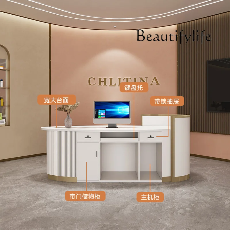 صفحة الخروج لصالون التجميل متجر الملابس عداد بار الطلاء منحني الجمال الطبي مكتب استقبال الأسنان دليل العداد