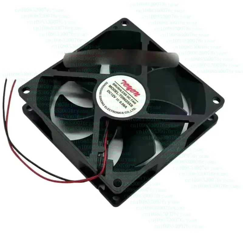 

FOR TOYON TD9025XS DC 12V 0.08A 90x90x25mm 2-Wire Server Cooling Fan