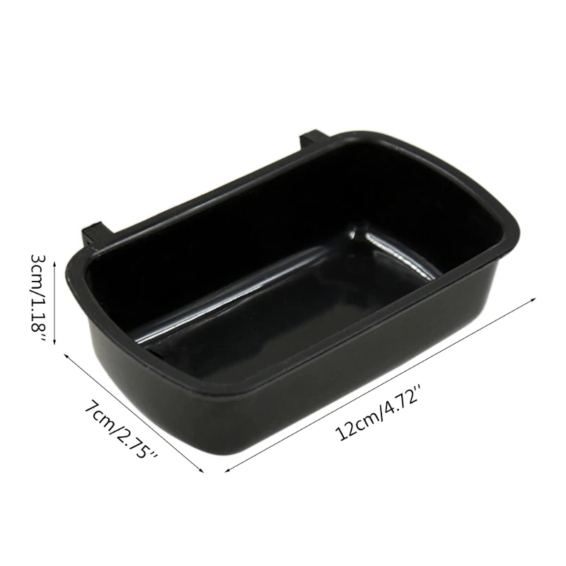 G92C da alimentazione per piccoli animali per ciotola alimentare in custodia con ganci Plastic Cup Bird