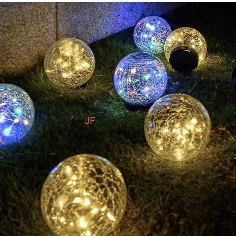 Solar Cross Border Explosive Cracked Courtyard Light Outdoor Waterproof Underground Light Garden Court Villa Landscape Light