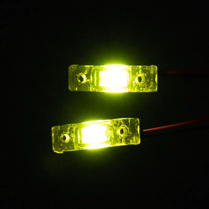 타미야 RC 트럭 SCANIA 770S R620 VOLVO BENZ Arocs MAN TGX 자동차 액세서리용 1:14 스케일 LED 3V 윤곽 램프 스포트라이트