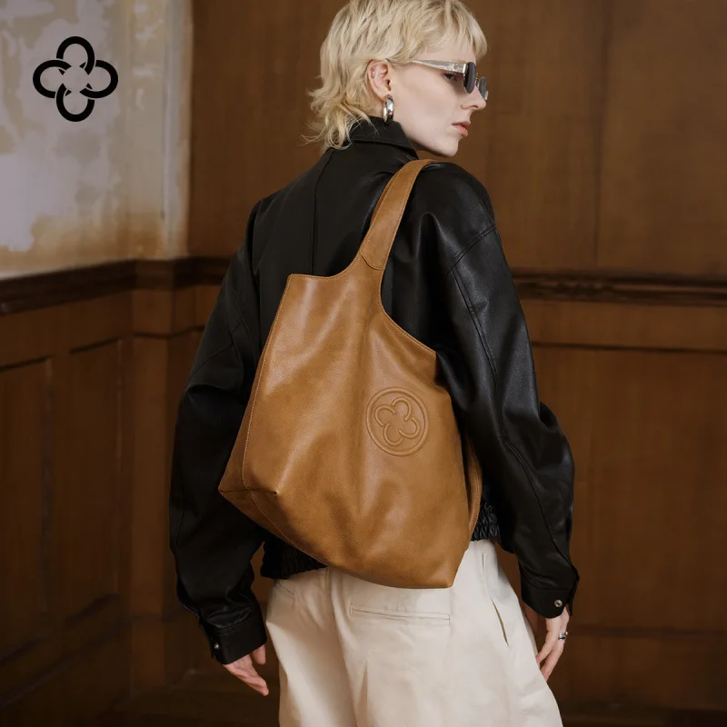 Cassile 2025 Fashion New Style Vest Bag Tote Bag Women's Retro Large Capacity Shoulder Bag