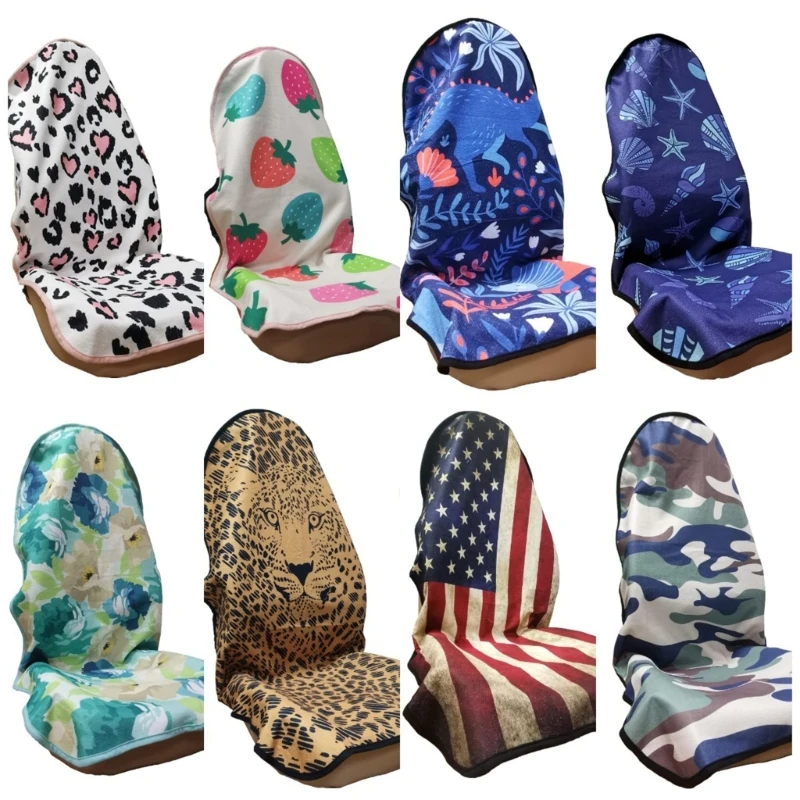 

Waterproof Sweat Towel Car Seats Cover for Post Gyms Workout, Running,Universally Fit Antislip Bucket Seats Protectors
