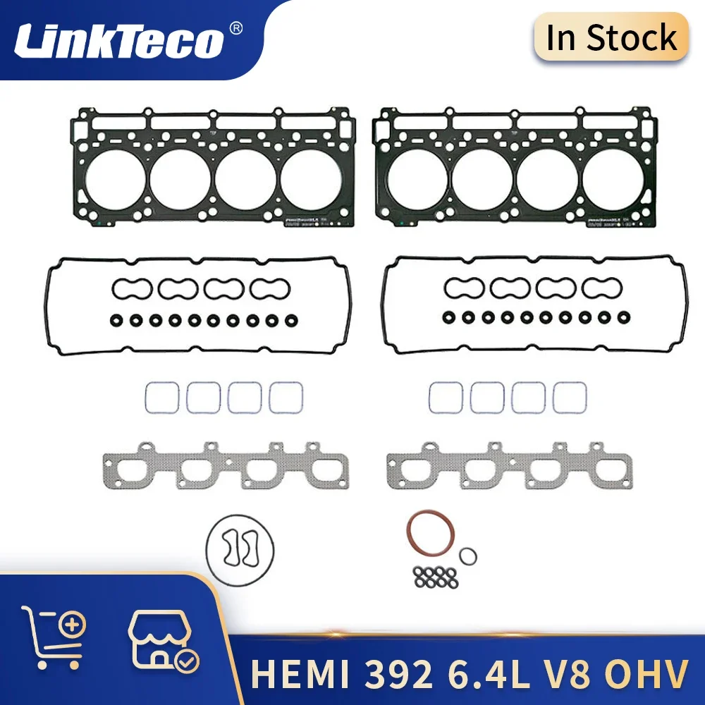 Engine Parts Cylinder Head Gasket Set Fit Hemi 392 6.4 L For 2011-2020 Chrysler 300 Dodge Jeep GRAND CHEROKEE Ram 2500 3500 6.4L