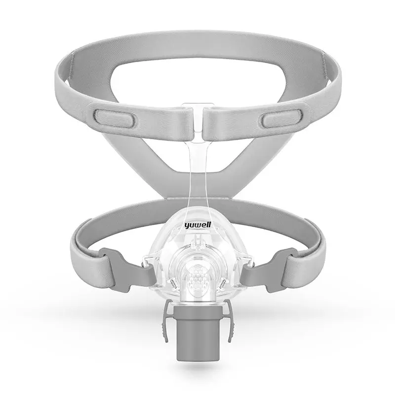 قناع الأنف Yuwell YN-02 مع إطار غطاء الرأس وخرطوم أنابيب 1.8 متر لآلة CPAP للنوم