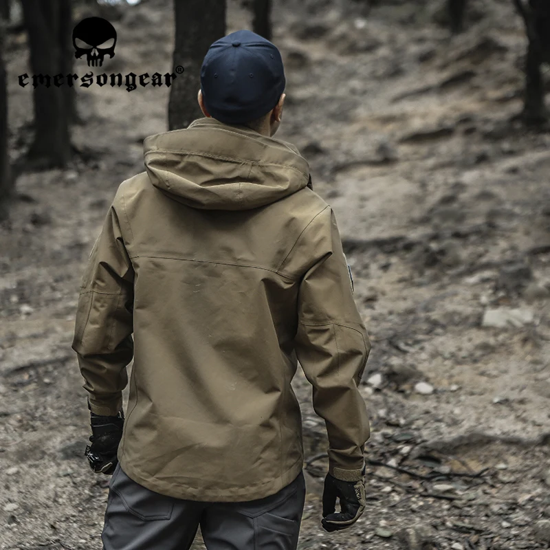 Emersongear niebieski Lable Brambles taktyczny kombinezon szturmowy kurtka bojowy zestaw płaszczy ciepło wiatroszczelna kolarstwo na świeżym powietrzu piesze wycieczki EMB9581 — zdjęcie 4