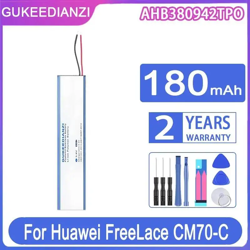 

Аккумулятор AHB380942TPO премиум-класса для беспроводных Bluetooth-наушников Huawei Freelace CM70-C Pro M0002, 180 мАч, замена