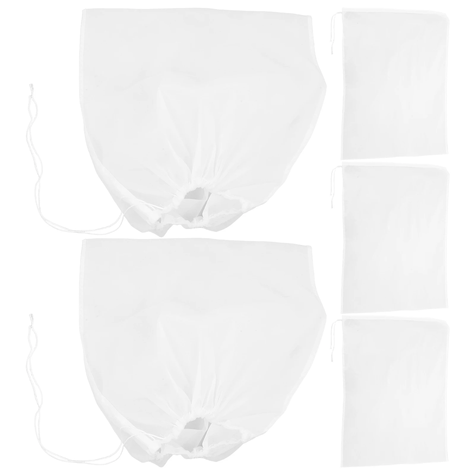

5pcs Nut Filtering Bag Reusable Fine Mesh Strainer For Juice Yogurt Soy Milk Almond Milk Cold Brew Cheese Cloth Bag Easy